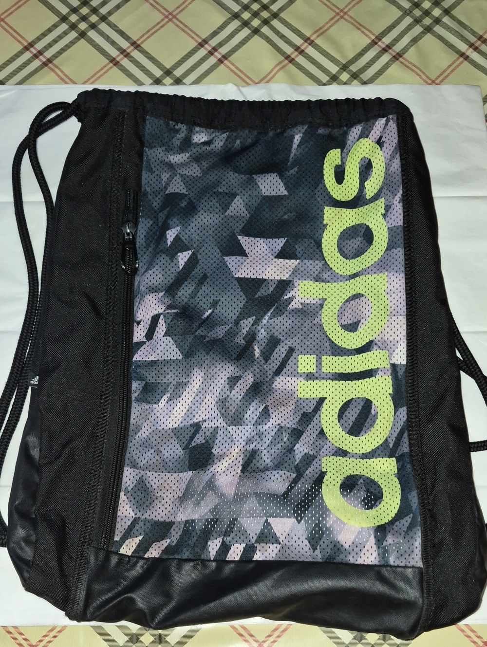 Adidas Drawstring Cinch Bag Sackpack Backpack
